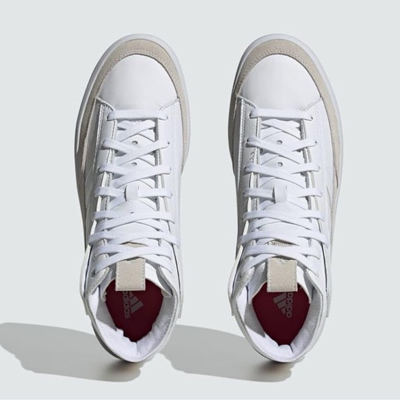 NIB [Adidas] ZNSORED Hi-Top Sneakers Cloud White Unisex Mens 11.5, Womens 12.5 - Picture 6 of 15